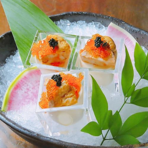 卵を集めた痛風盛り◎