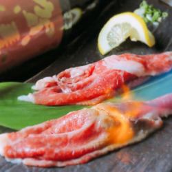 宮崎県産 黒毛和牛の炙り肉寿司