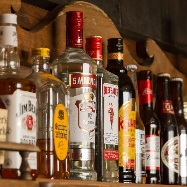 ◇◆バーボンなどのウイスキーをメインにお酒をご用意！◆◇