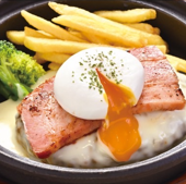 【11月】ベーコンチーズ (羽釜ごはん・スープ付き)