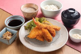 굴 프라이 믹스 토로로 선