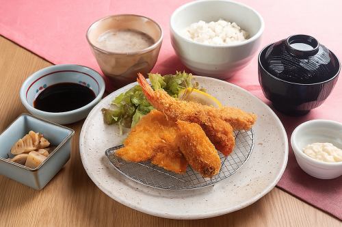 カキフライミックスとろろ御膳