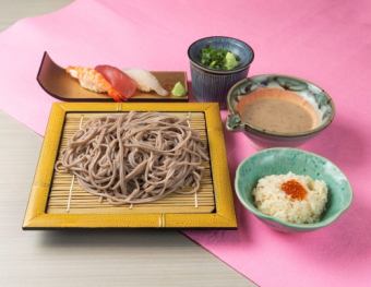信州そば&寿司とろろセット