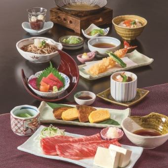 【宴会コース★嵯峨味　松コース】お料理+飲み放題付：7500円（税込）