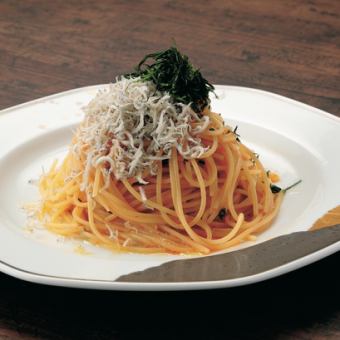 しらすと大葉の和風パスタ