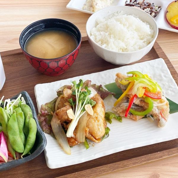 【夏季限定】豚肉のスタミナ焼き/鯵の南蛮漬け/鯵の南蛮漬け&豚肉のスタミナ焼きの3種類♪