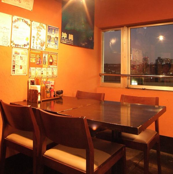 【Half-room】 Up to 6 people OK! Half of the table seats where you can see the Ebisu area ★ How about going to drinking party with friends?