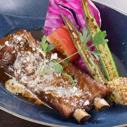 Braised spare ribs