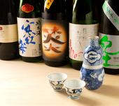 Discerning sake that goes well with the food