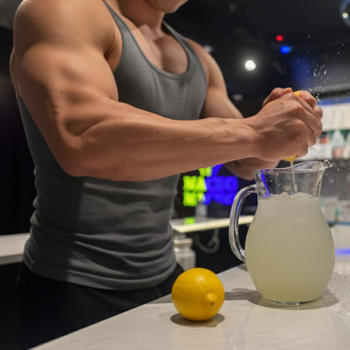 全員参加!マッスル乾杯