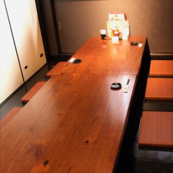 [Limited to 1 room] Horigotatsu seats for 10 people are popular, so please book early.
