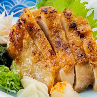 [Straw-grilled] Parent bird salt tataki / young chicken steak