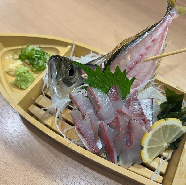 釣ったその場で調理いたします！