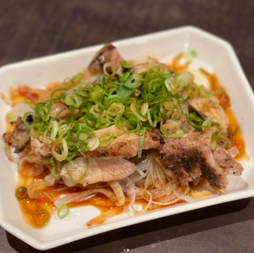 朝引き鳥 塩炭焼き