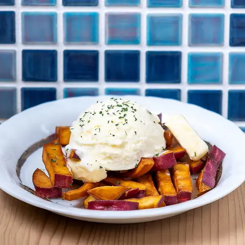 Sweet potato honey butter ice cream