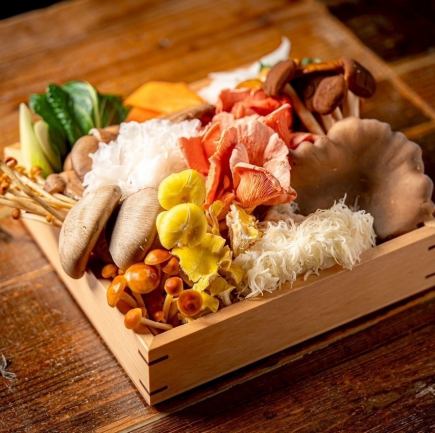 薬膳きのこコース~羊~◆薬膳鍋2種・ラム肉・生春巻き・選べる〆など(+料金で飲み放題追加可)