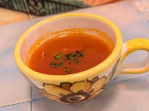 Nonna's Minestrone Soup with Parmesan Cheese