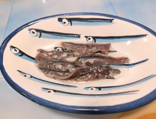 The world's best premium anchovies from Calabria, Spain, "Royal Pearl" (6 slices)