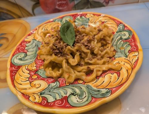 [マファルディーネ] シチリア郷土ソース トラパネーゼソース和え 香ばしいアーモンドかけ