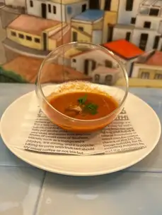 スペインの冷製スープ　ガスパチョ