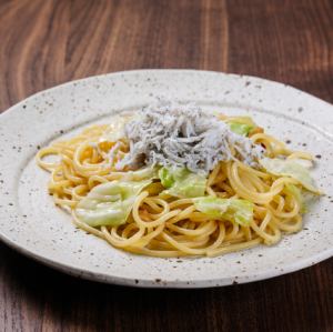 Whitebait and Cabbage Aglio e Olio