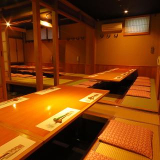 【団体用個室】会社宴会・二次会・忘年会・新年会・歓迎会・送別会などの各種シーンのご利用におすすめ。貸切は20名様～30名様ご対応致します。