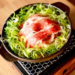 [Small pot] Sukiyaki with Japanese black beef and Kujo green onions