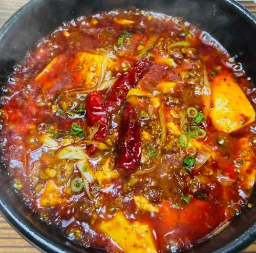 選べる辛さの麻婆豆腐