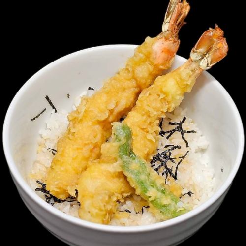 Shrimp tempura bowl