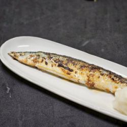 Grilled saury