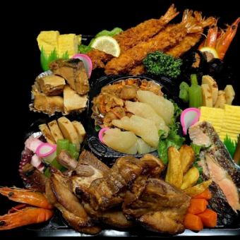 【12月31日星期三下午3:00至5:00取貨】Gonzo豪華開胃小菜:14道菜,10,000日元(含稅)