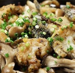 つぶ貝のにんにく炒め