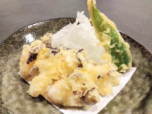 たこ料理※写真はたこ天ぷらです