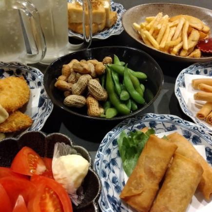 カジュアルな飲み会向け!オードブル宴会プラン 120分飲み放題付き(L.O30分前)