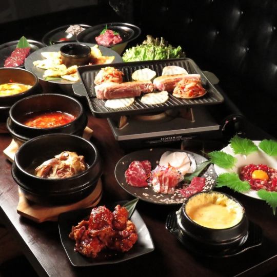 [All-you-can-eat and drink] 90-minute all-you-can-eat and drink course including samgyeopsal and cheese dakgalbi ☆ 4000 yen