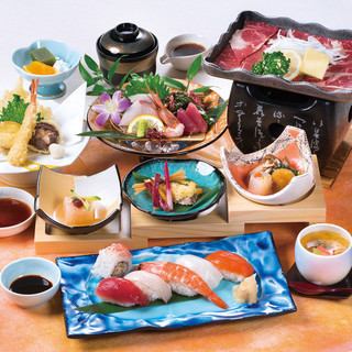 Nishiki Gourmet Meal (8 dishes total) 4,200 yen (tax included)