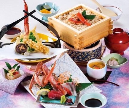 Crab feast meal (8 dishes total) 4,680 yen (tax included)