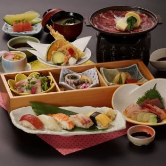 錦美食套餐（共8道菜）4,600日圓（含稅）