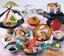 Crab-filled Kamameshi Kaiseki Course