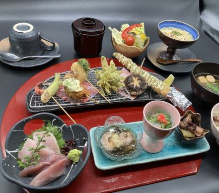 New Year's Fried Skewers Dinner Set (8 skewers)