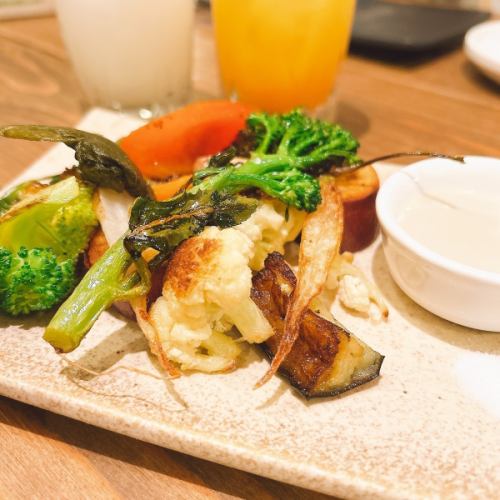 有機野菜のソテー~バーニャカウダーソース~