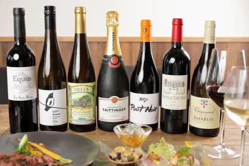 ワインの種類が豊富