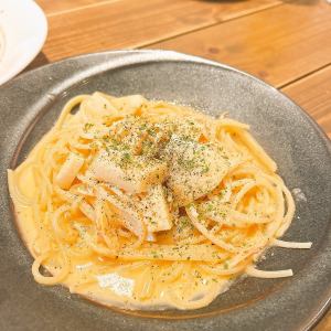 桜エビと筍のクリームパスタ（4月限定）