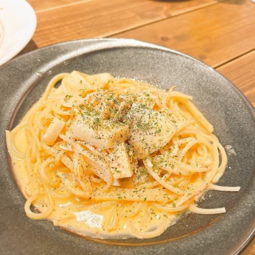 桜エビと筍のクリームパスタ(4月限定)