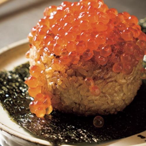 いくらのせ焼きおにぎり