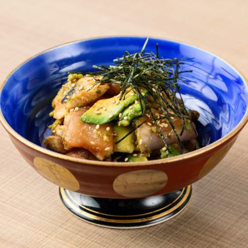 鶏アボカドわさび醤油
