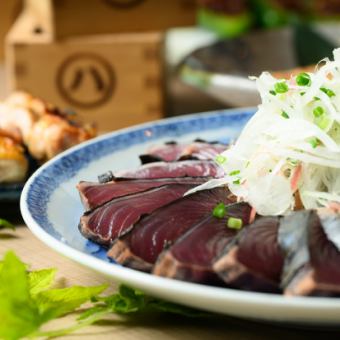 高知県直送藁焼きカツオタタキ