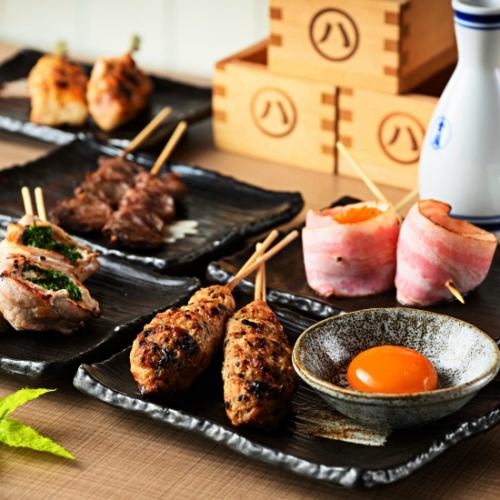 ◇厳選の国産鶏使用！◇ ふっくらジューシーの絶品焼き鳥をご賞味あれ！1本250円~！