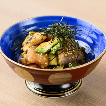 知覧鶏アボカドわさび醤油