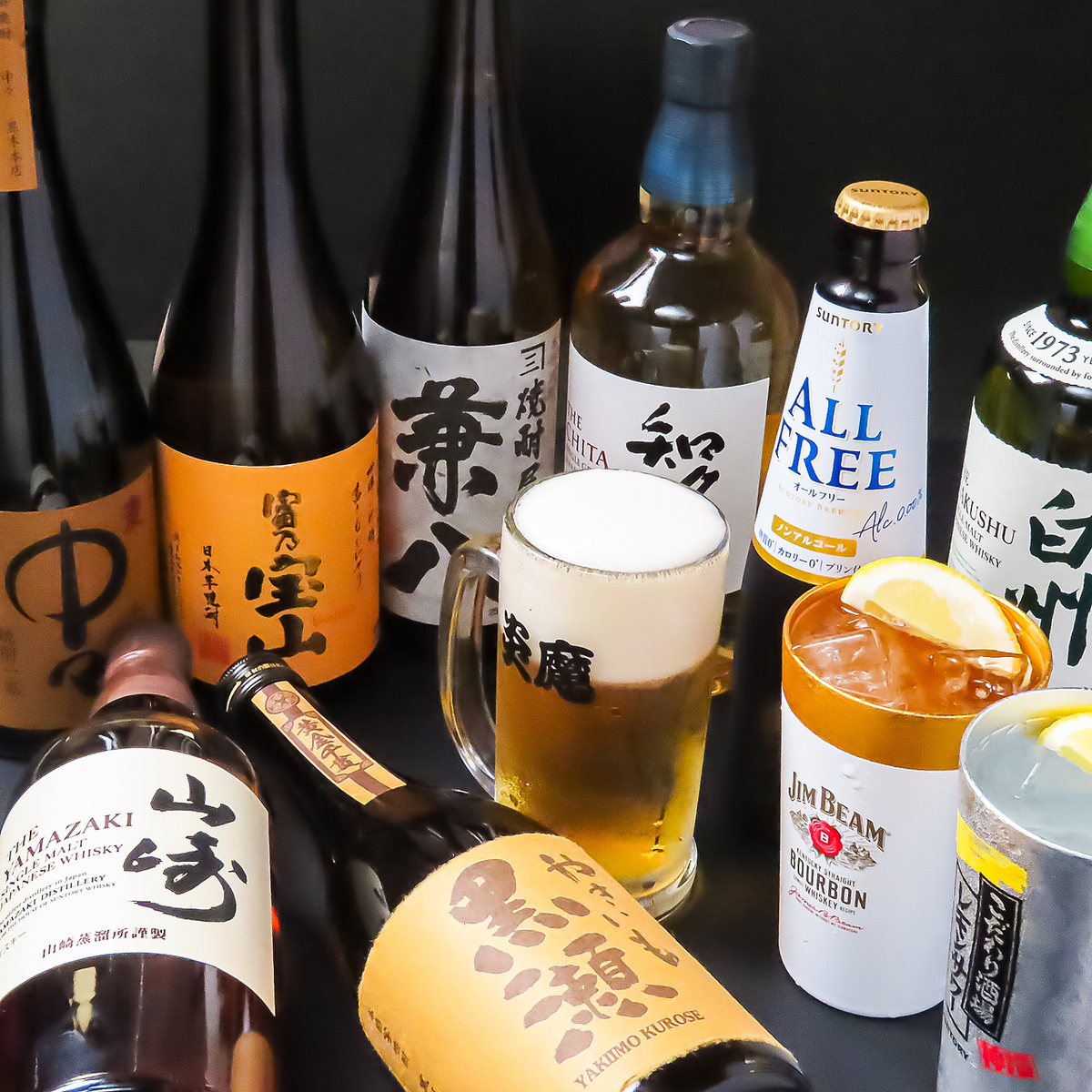 美味しいお肉にぴったり！こだわりのお酒を豊富にご用意♪